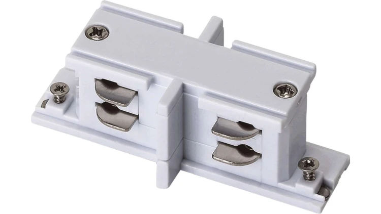 Łącznik szynoprzewodu IP20 3-fazowy biały TRACK SHORT CONNECTOR 4W WHITE GXTR017