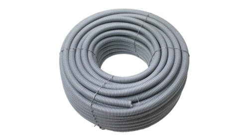 Elektroplast Stróża Rura karbowana 20mm z pilotem szary PVC PIL/50 M/320N 20/16 peszel 50mb (ROLKA) 05.22