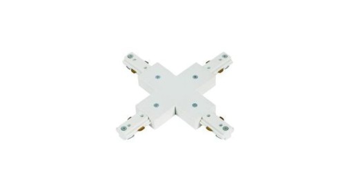 Konektor czwórnik LUXSYSTEM-1F white biały CreeLamp krzyżak