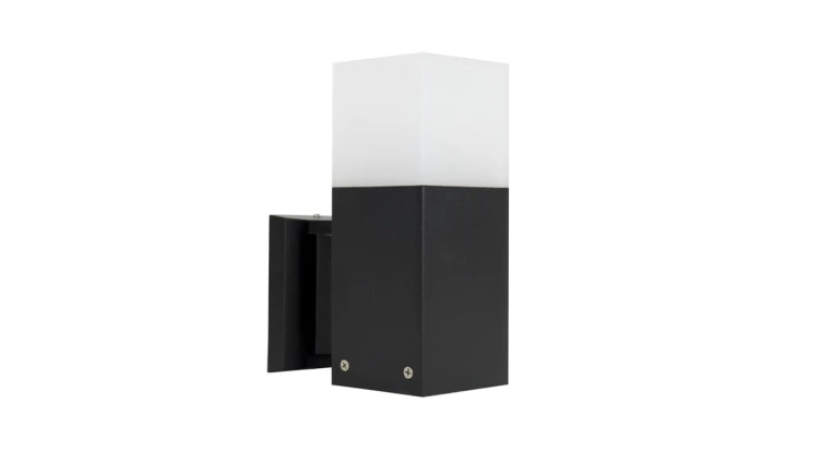 Kinkiet zewnętrzny Cube CB-K BL, E27 max 20W, kolor czarny, 0438621
