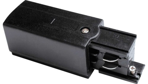 Złącze zasilające szynoprzewodu IP20 3-fazowe czarne TRACK POWER CONNECTOR P-L 4W BLACK GXTR012
