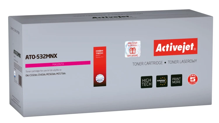 Toner Activejet ATO-532MNX (zamiennik OKI 46490606 Supreme 6000 stron czerwony)