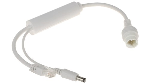 Stabilizator PoE 48V/12V umożliwiający zasilanie urządzeń napięciem DC 12V POE-802.3AF