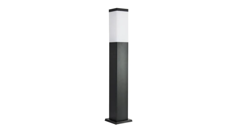 Oprawa oświetleniowa zewnętrzna, stojąca Inox Kwadratowa SS802-650 BL, E27 max 40W, kolor czarny, 0438621