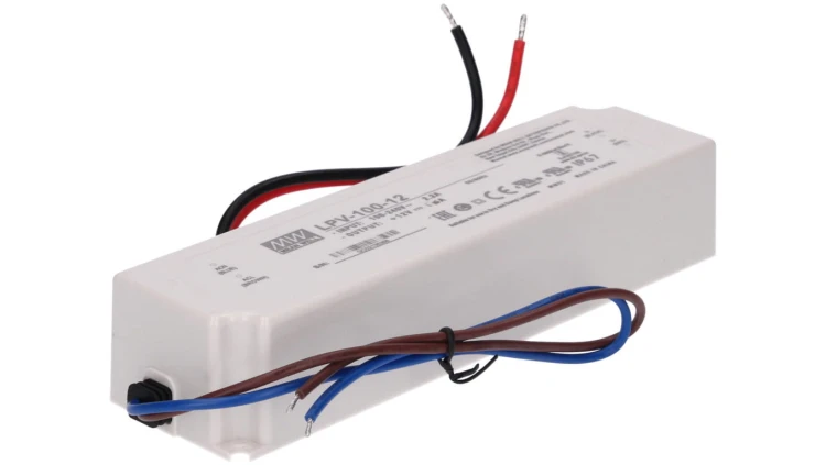 Zasilacz herm. MeanWell 12V 100W LPV