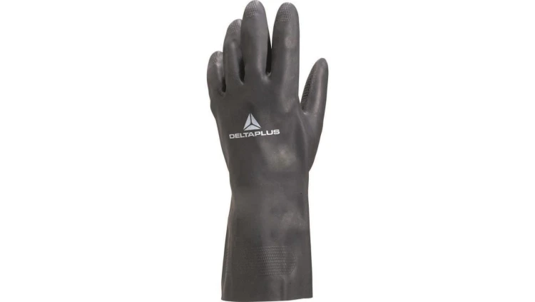 Rękawice z neoprenu flokowane dł. 30 cm gr. 075 mm kolor czarny rozmiar 9/10 MAIN VE509NO09