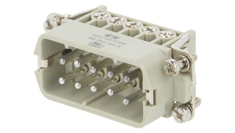 Złącze HDC męskie 10pin 250V T2010102101-000
