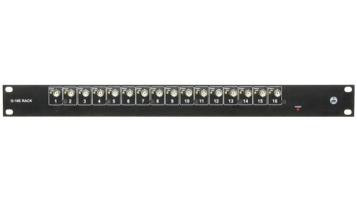 Gniazdo dystrybucyjne 16x BNC video CVBS - PAL / NTSC G-16E-RACK Rack 19”