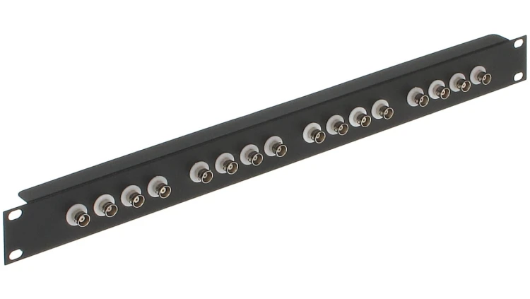 Gniazdo dystrybucyjne 16x Gniazdo BNC AHD, HD-CVI, HD-TVI, CVBS G-16B-RACK Rack 19”