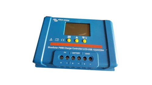 Regulator ładowania BlueSolar PWM LCDiUSB 48V (30A) - SCC040030050