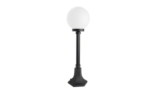 Oprawa oświetleniowa zewnętrzna, stojąca Kule Classic K 5002/3/KP 200 OP, E27 max 60W, kolor czarny, klosz biały 0438621