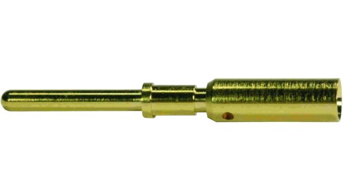 Styk M12 męski złocony 0,5mm 21011009927