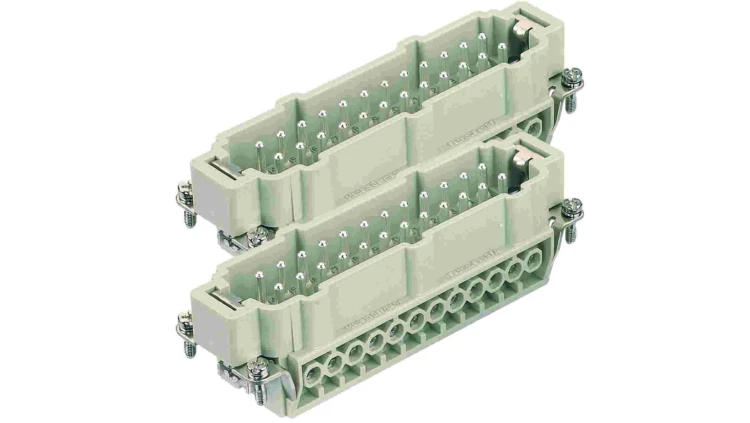 Złącze HAN prostokątne męskie 24pin 16A 500V 09330242611