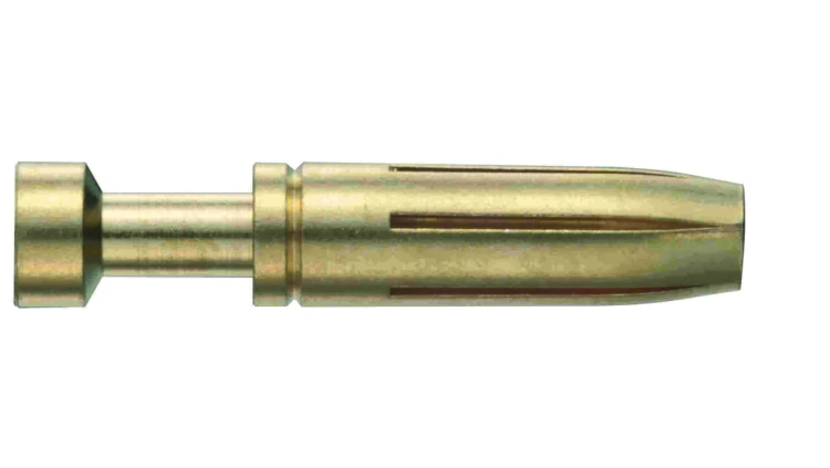 Styk HAN żeński złocony 0,5mm 16A 09330006222