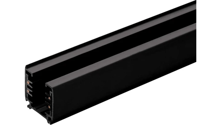 Szynoprzewód IP20 3-fazowy aluminiowy czarny TRACK PROFILE 4W BLACK 2000mm GXTR008