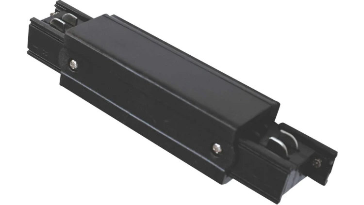 Łącznik szynoprzewodu IP20 3-fazowy czarny TRACK LONG CONNECTOR 4W BLACK GXTR021