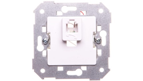 Simon 82 Gniazdo telefoniczne pojedyncze RJ11 białe 75480-30