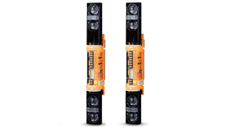 4-wiązkowa bariera podczerwieni do montażu w kolumnie, kpl. zasięg 60m Smart Line , 4 kanały - Professional