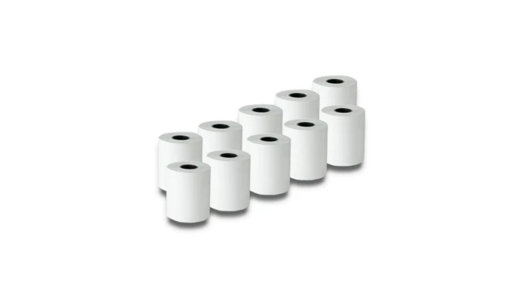 Qoltec Rolka termiczna 57 x 27 55g/m2 10szt. BPA free