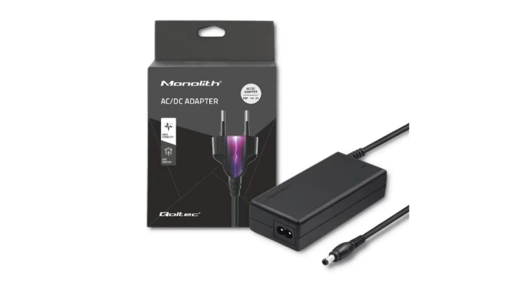 Qoltec Zasilacz desktopowy 36W 12V 3A 5.5*2.1 + kabel zasilający