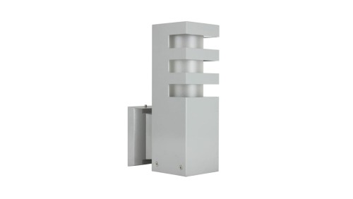 Kinkiet zewnetrzny RADO K AL, E27 max 18W, kolor srebrny 0438621