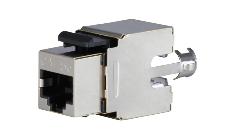 Keystone Solarix CAT5E STP RJ45 czarny ekanowany SXKJ-5E-STP-BK