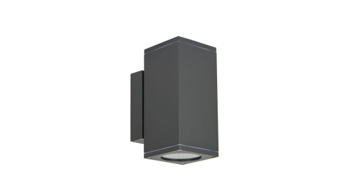 Kinkiet zewnętrzny Adela Midi 1460 DG o dwóch kierunkach świecenia góra i dół, GU10 max 35W, kolor antracyt, 0438621