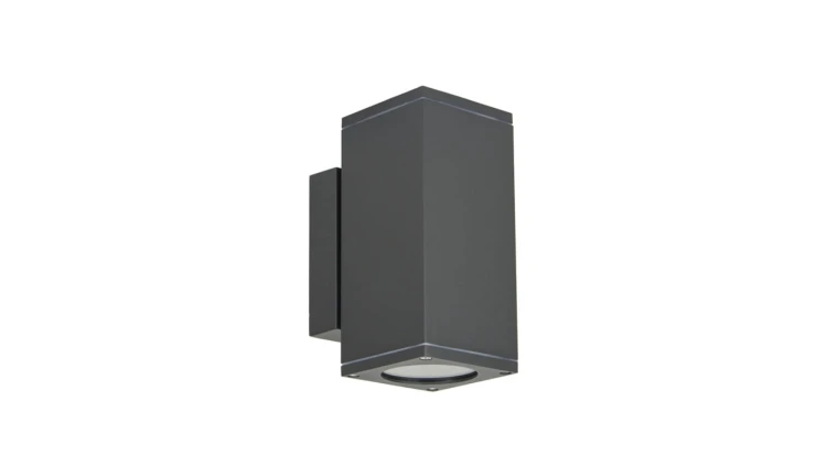 Kinkiet zewnętrzny Adela Midi 1460 DG o dwóch kierunkach świecenia góra i dół, GU10 max 35W, kolor antracyt, 0438621