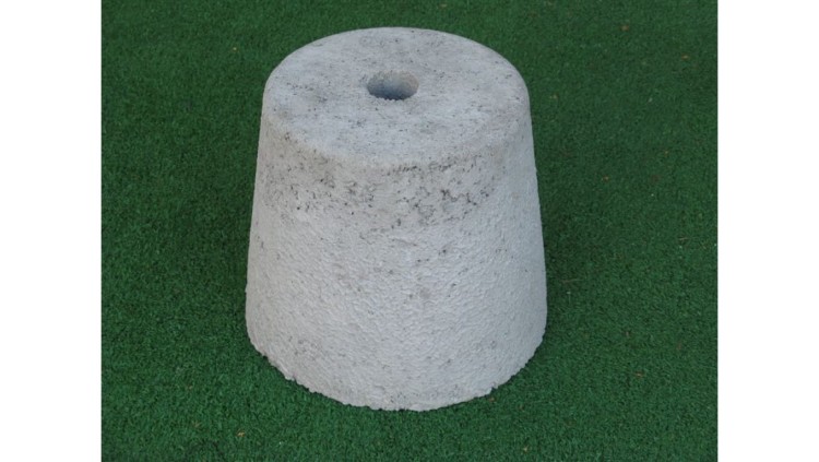 Fundament Duży_wysokość: 23 cm, średnica górna: 26 cm, średnica dolna: 30 cm, waga: 30 kg_0438621