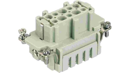 Złącze HAN prostokątne żeńskie 10pin 16A 500V 09330102716