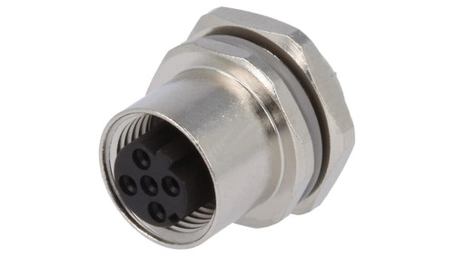Złącze okrągłe M12 męskie proste do lutowania 4pin 250V T4133512041-000