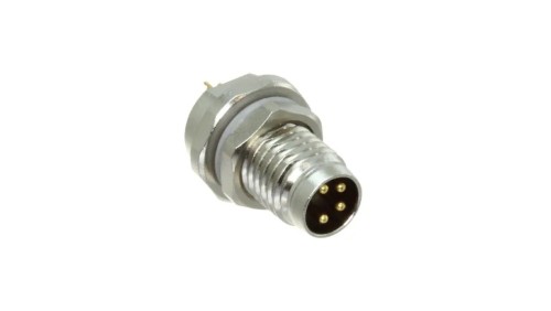 Złącze okrągłe M8 męskie proste do lutowania 4pin 30V T4030014041-000