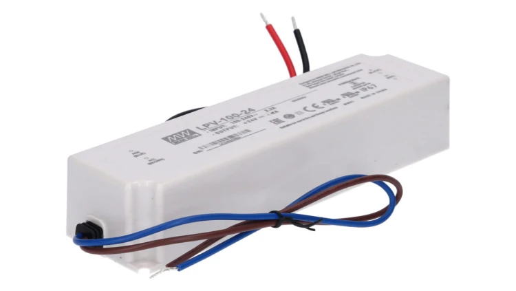 LPV-100-24 Zasilacz impulsowy, LED, 100W, 24VDC, 4,2A, 90÷264VAC, 127÷370VDC