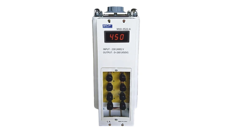 Autotransformator regulowany trójfazowy 450V/8A 6000VA