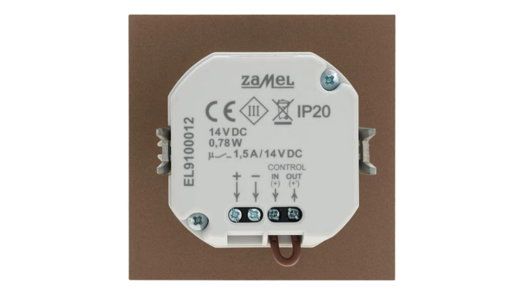 Oprawa schodowa LED Navi pt 14V DC regulowany czujnik ZLO biała zimna LED11121641