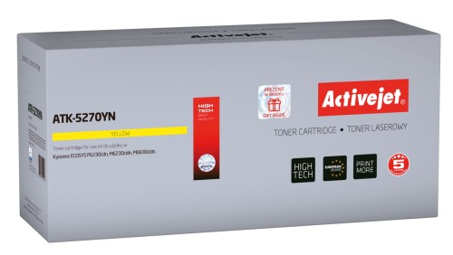 Toner Activejet ATK-5270YN (zamiennik Kyocera TK-5270Y Supreme 6000 stron żółty)