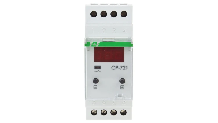 Przekaźnik kontroli napięcia 1-fazowy programowalny 1Z 16A 150-450V AC wyświetlacz LED CP-721