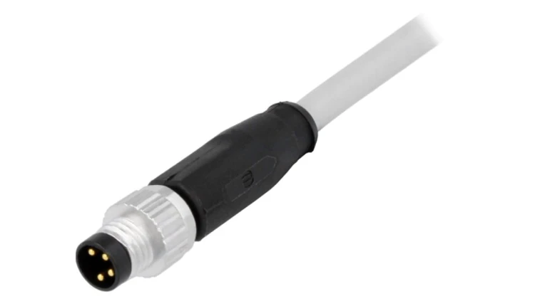 Złącze M8 męskie proste 10m 4pin 21348000481100