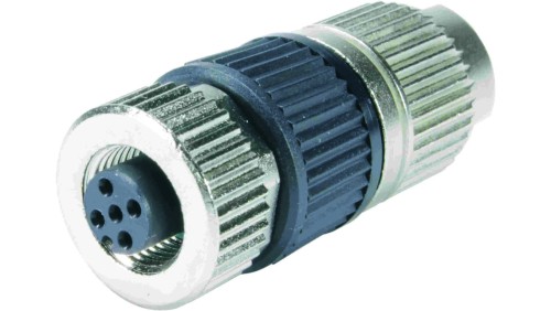 Złącze M12 żeńskie proste 4pin 50V 21032122305
