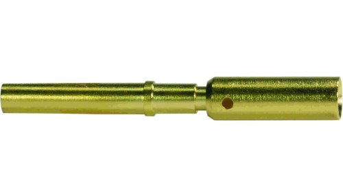 Styk M12 żeński złocony 1,5mm 21011009933