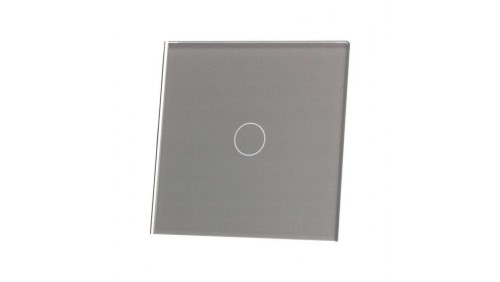 Livolo SREBRNY METALIZOWANY PANEL SZKLANY 701-64