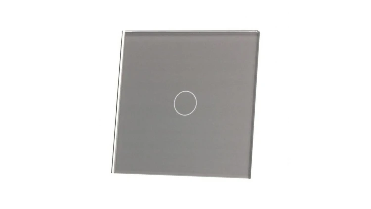Livolo SREBRNY METALIZOWANY PANEL SZKLANY 701-64