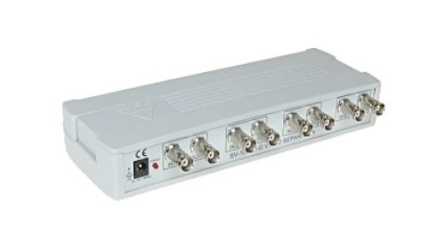 Separator sygnału wideo, izolator pętli masy (ground loop isolator) 4-kanałowy CVBS - PAL / NTSC SV-1000/4-G