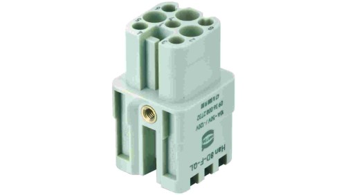 Złącze HAN prostokątne żeńskie 8pin 10A 50V 09360082732
