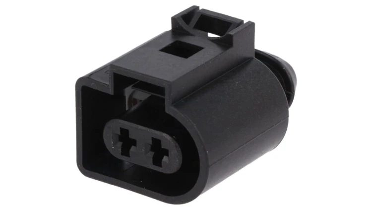 Złącze Automotive MCP żeńskie czarne 2pin 1-1355200-1