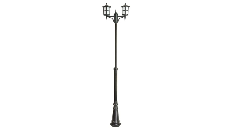Oprawa parkowa, maszt Cordoba II OGMWN 2 TD, E27 2 x max 60W, kolor czarny, regulowana wysokość 180 - 280 cm, 0438621