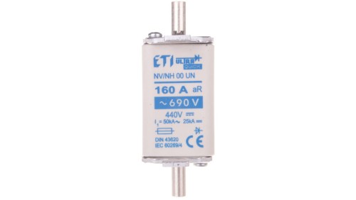 Wkładka bezpiecznikowa NH00 160A aR 690V 004331215