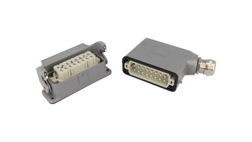 Złącze HAN męsko-żeńskie kątowe 16pin 250V 10200160000