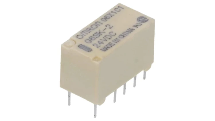 Przekaźnik elektromagnetyczny DPDT Ucewki 24VDC 0,5A/125VAC G6SK-2 DC24