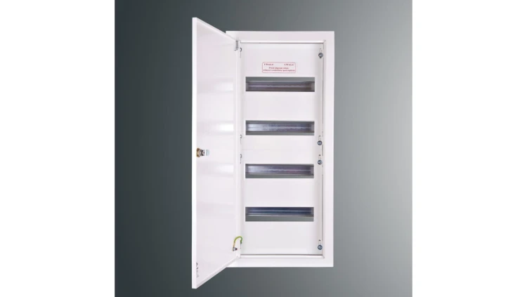 Rozdzielnica p/t modułowa RW 16NN 4 x 12S 672x288x130 szyna TSH35 zamek patent.9081 IP30 RAL9003